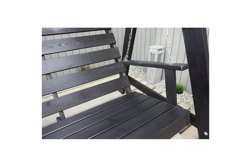 Hammock Pelle med Tak - Svart & Svart - Utemöbler - Utesoffor & bänkar - Hammock