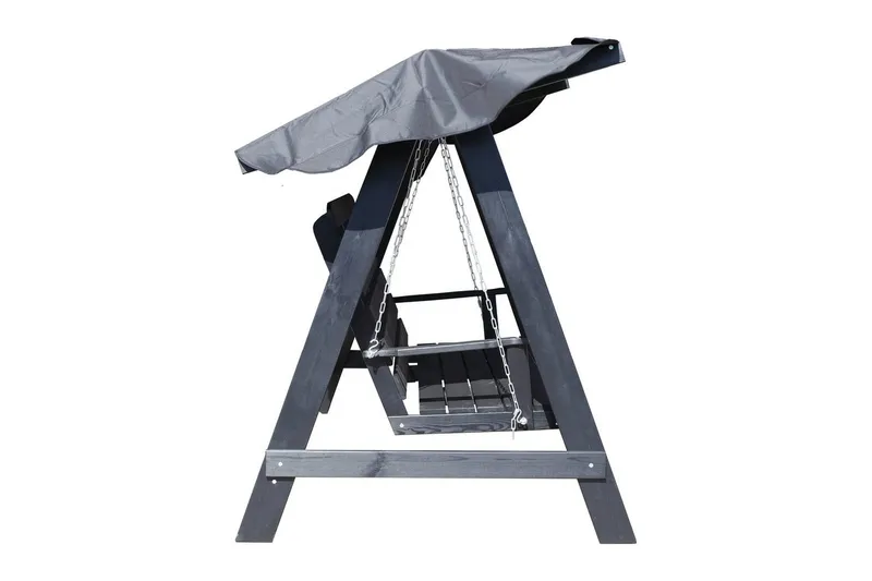 Hammock Pelle med Tak - Svart & Svart - Utemöbler - Utesoffor & bänkar - Hammock