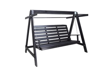 Hammock Pelle med Tak - Svart & Svart - Utemöbler - Utesoffor & bänkar - Hammock