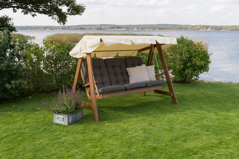 Hammocktak Hillerstorp Dalom Slöinge - Beige - Utemöbler - Utesoffor & bänkar - Hammock