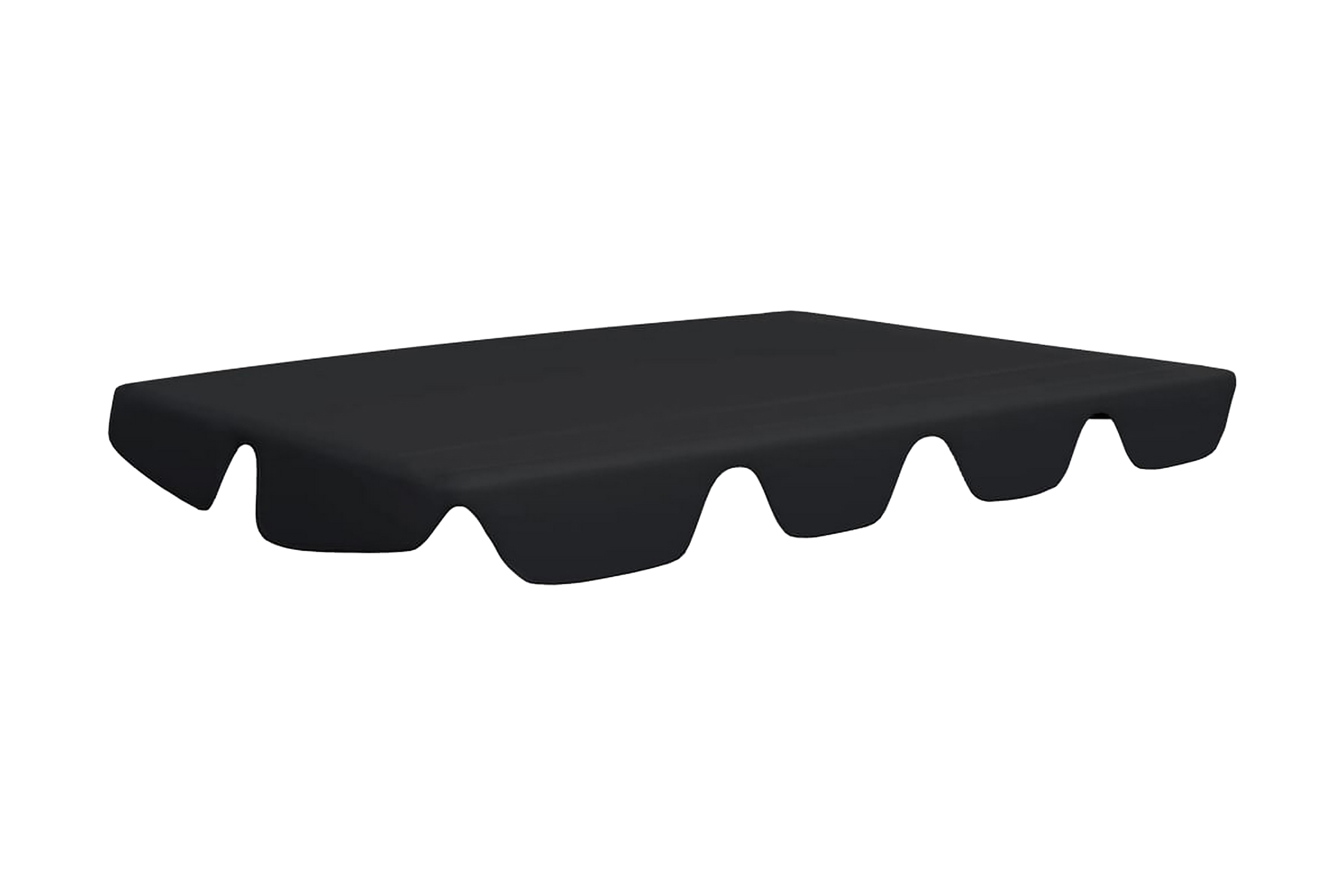 Reservtak för hammock svart 188/168×110/145 cm – Svart