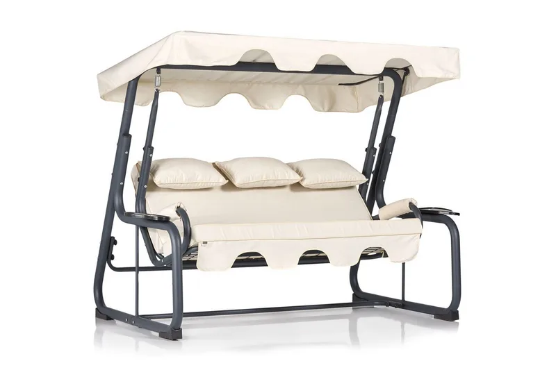 Jaudling 3-sits Hammock med Tak, Grå