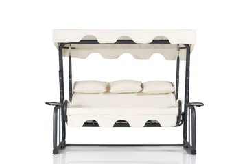 Jaudling 3-sits Hammock med Tak - Grå - Utemöbler - Utesoffor & bänkar - Hammock