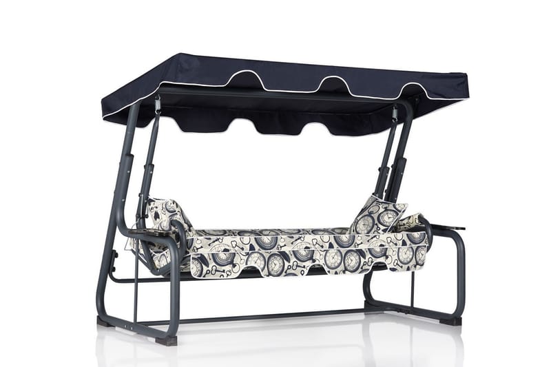 Junceus 3-sits Hammock med Tak - Flerfärgad - Utemöbler - Utesoffor & bänkar - Hammock