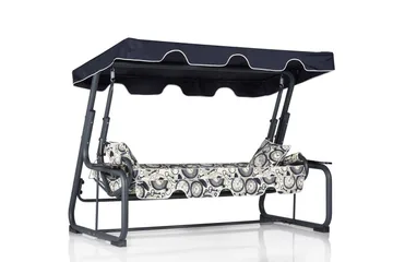 Junceus 3-sits Hammock med Tak - Flerfärgad - Utemöbler - Utesoffor & bänkar - Hammock