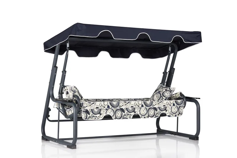 Junceus 3-sits Hammock med Tak - Flerfärgad - Utemöbler - Utesoffor & bänkar - Hammock