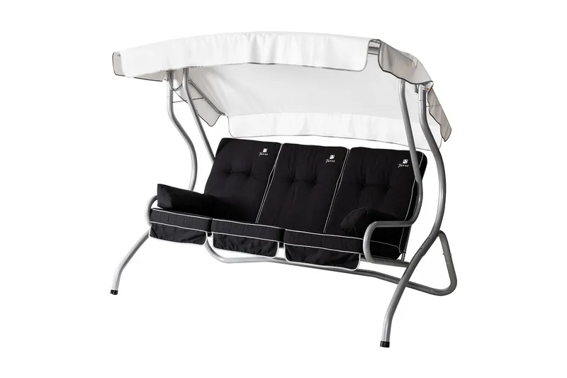 Monica 71B-1 3-sits Hammock Grå/Svart, Varax