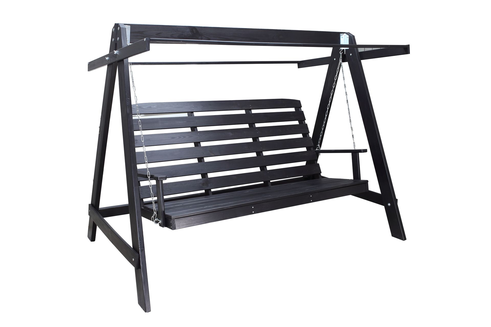 pelle hammock utan tak mörkbrun -