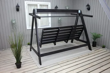Pelle Hammock utan Tak - Mörkbrun - Utemöbler - Utesoffor & bänkar - Hammock