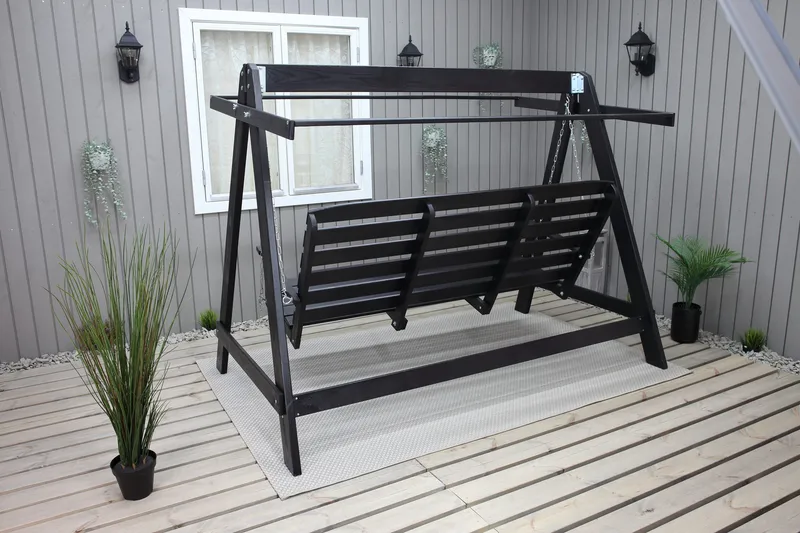 Pelle Hammock utan Tak - Mörkbrun - Utemöbler - Utesoffor & bänkar - Hammock