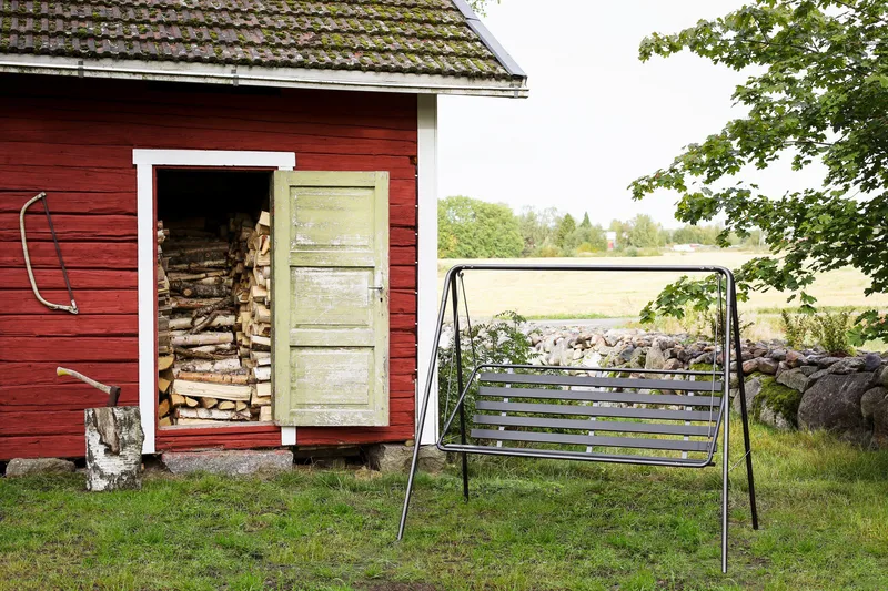 Retro 3-sits hammock, grå stomme - Varax - Utemöbler - Utesoffor & bänkar - Hammock