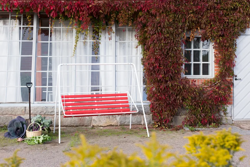 Retro 3-sits hammock, vit stomme - Varax - Utemöbler - Utesoffor & bänkar - Hammock - Hammockställning