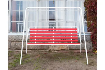 Retro 3-sits hammock, vit stomme - Varax - Utemöbler - Utesoffor & bänkar - Hammock - Hammockställning