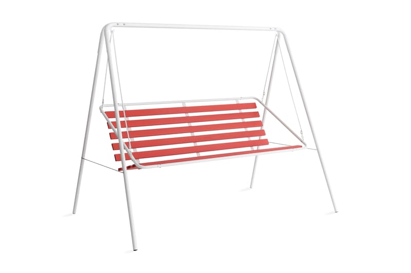 Retro  3-sits hammock, vit stomme - Utemöbler - Utesoffor & bänkar - Hammock