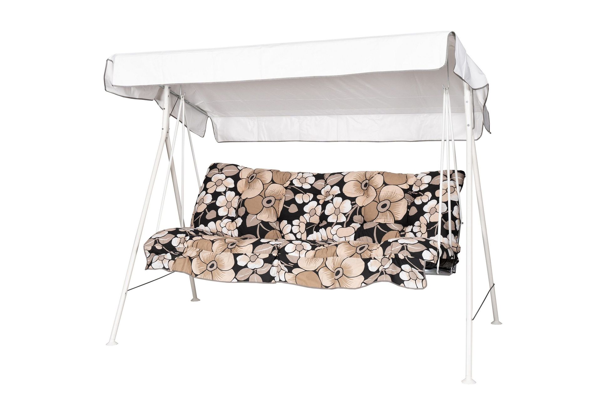riviera komplett hammock 190 cm - vit/blommig