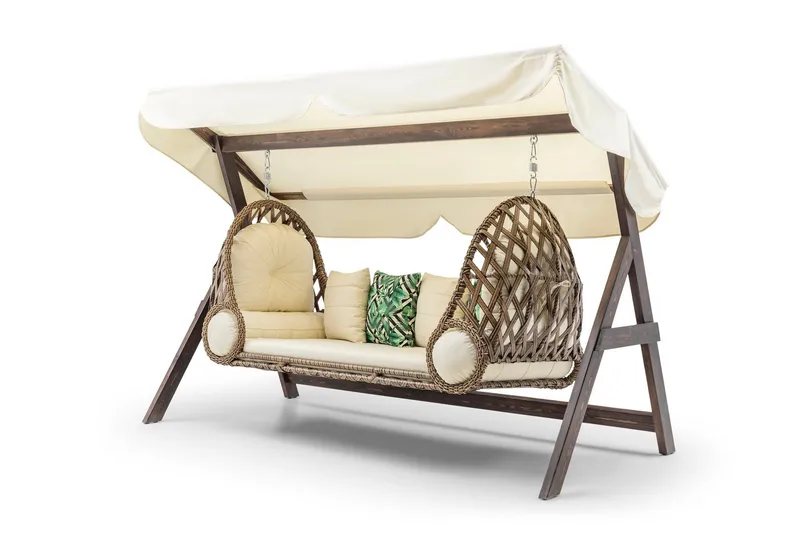 Saltanat Komplett Hammock 263 cm - Cream - Utemöbler - Utesoffor & bänkar - Hammock