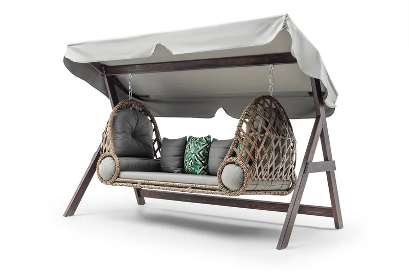 Saltanat Komplett Hammock 263 cm - Grå - Utemöbler - Utesoffor & bänkar - Hammock