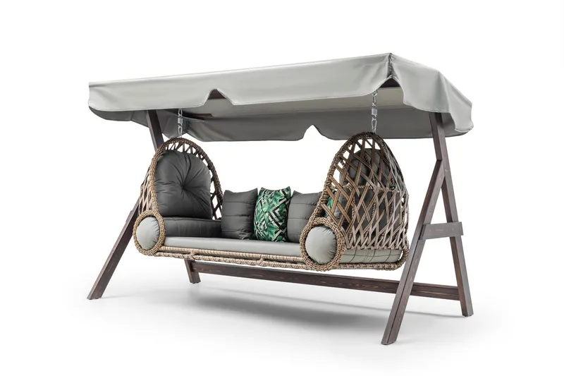 Saltanat Komplett Hammock 263 cm - Grå - Utemöbler - Utesoffor & bänkar - Hammock