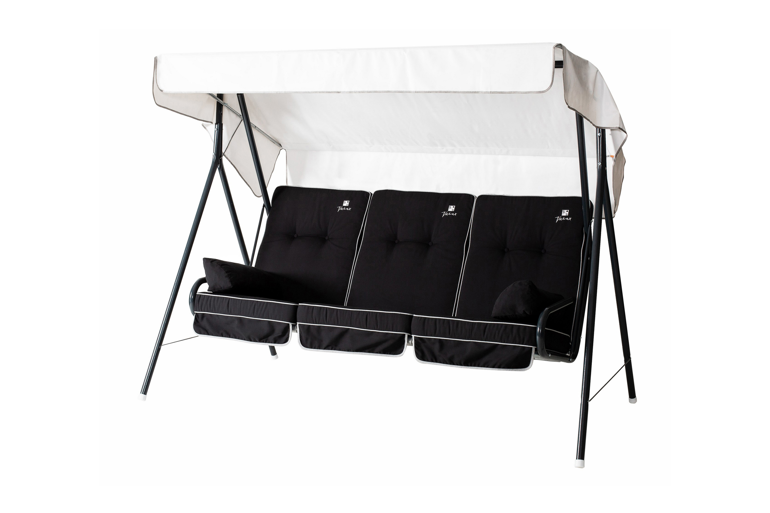 suvi 71b-1 3-sits hammock grå/svart - varax