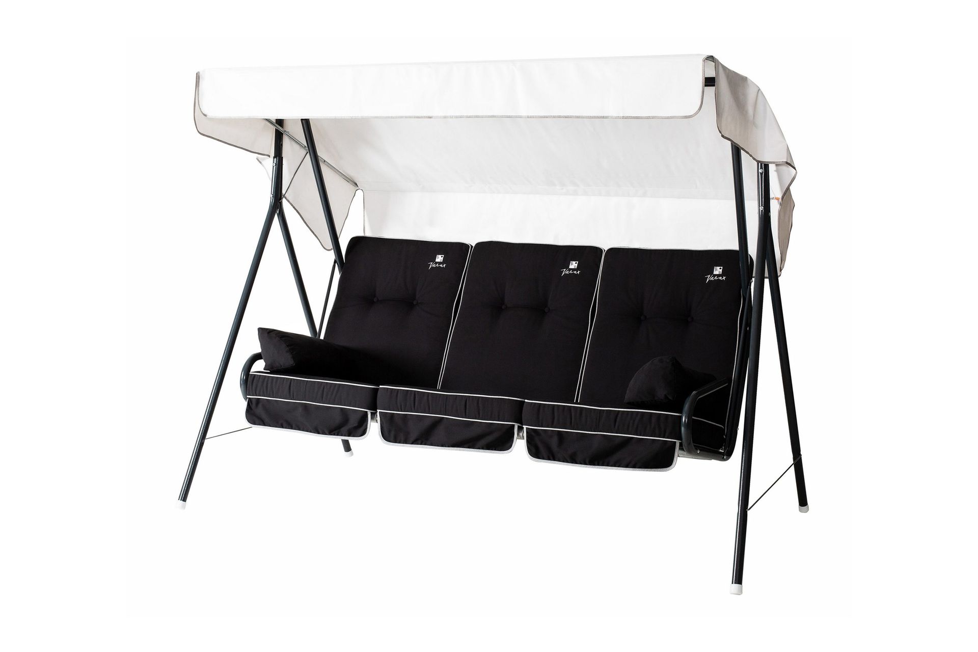 suvi 71b-1 3-sits hammock grå/svart - varax