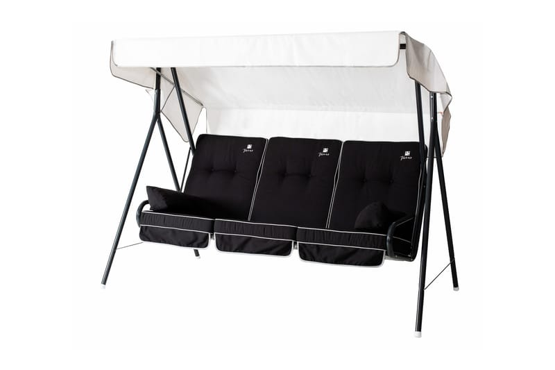 Suvi 71B-1 3-sits Hammock Grå/Svart, Varax