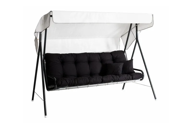 Suvi 71B Hammock 3-sits Grå/Svart - Varax - Utemöbler - Utesoffor & bänkar - Hammock - Hammockställning