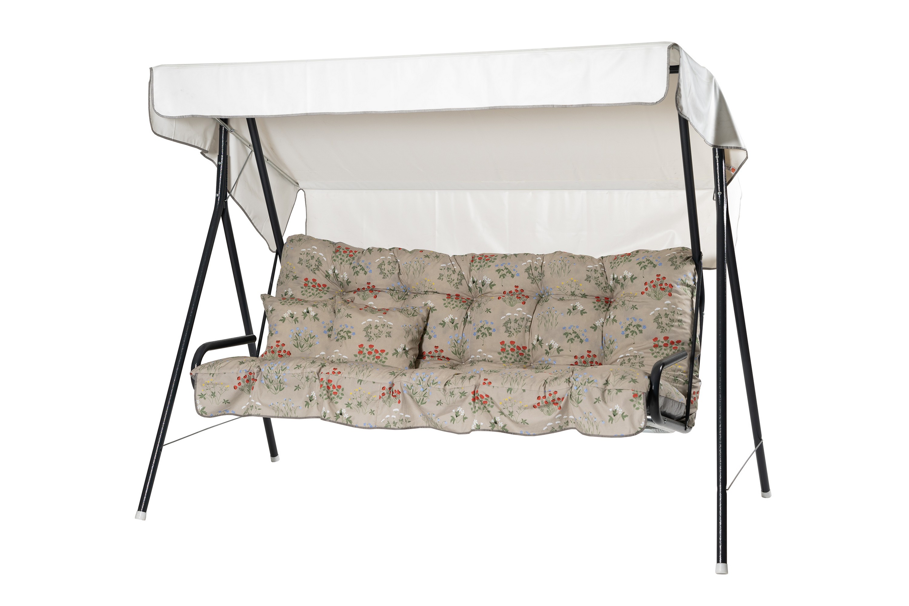 suvi komplett hammock 200 cm - grå/blommig