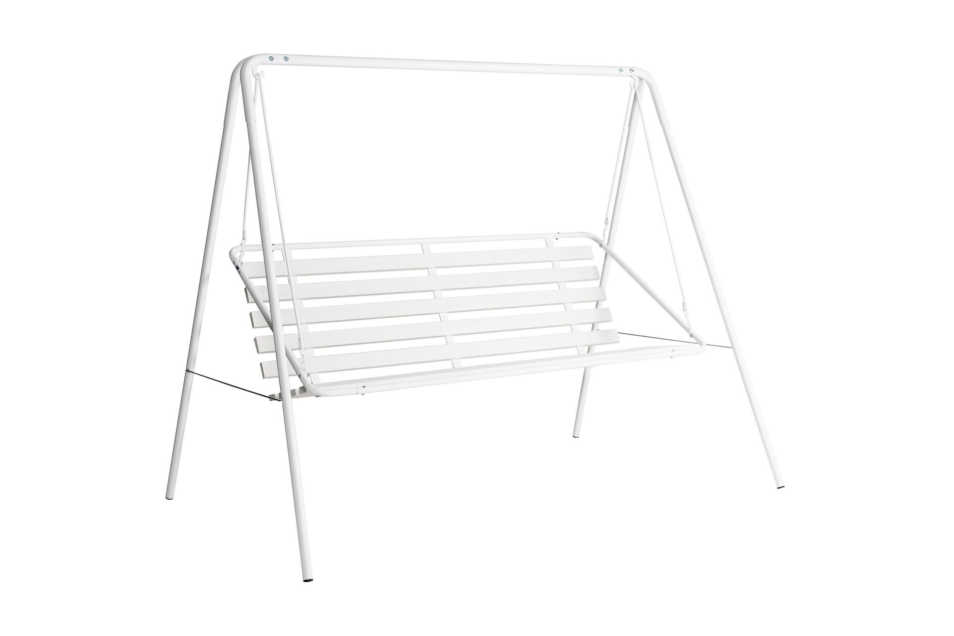 suvisaari 3-sits trädgårdsgunga vit - varax