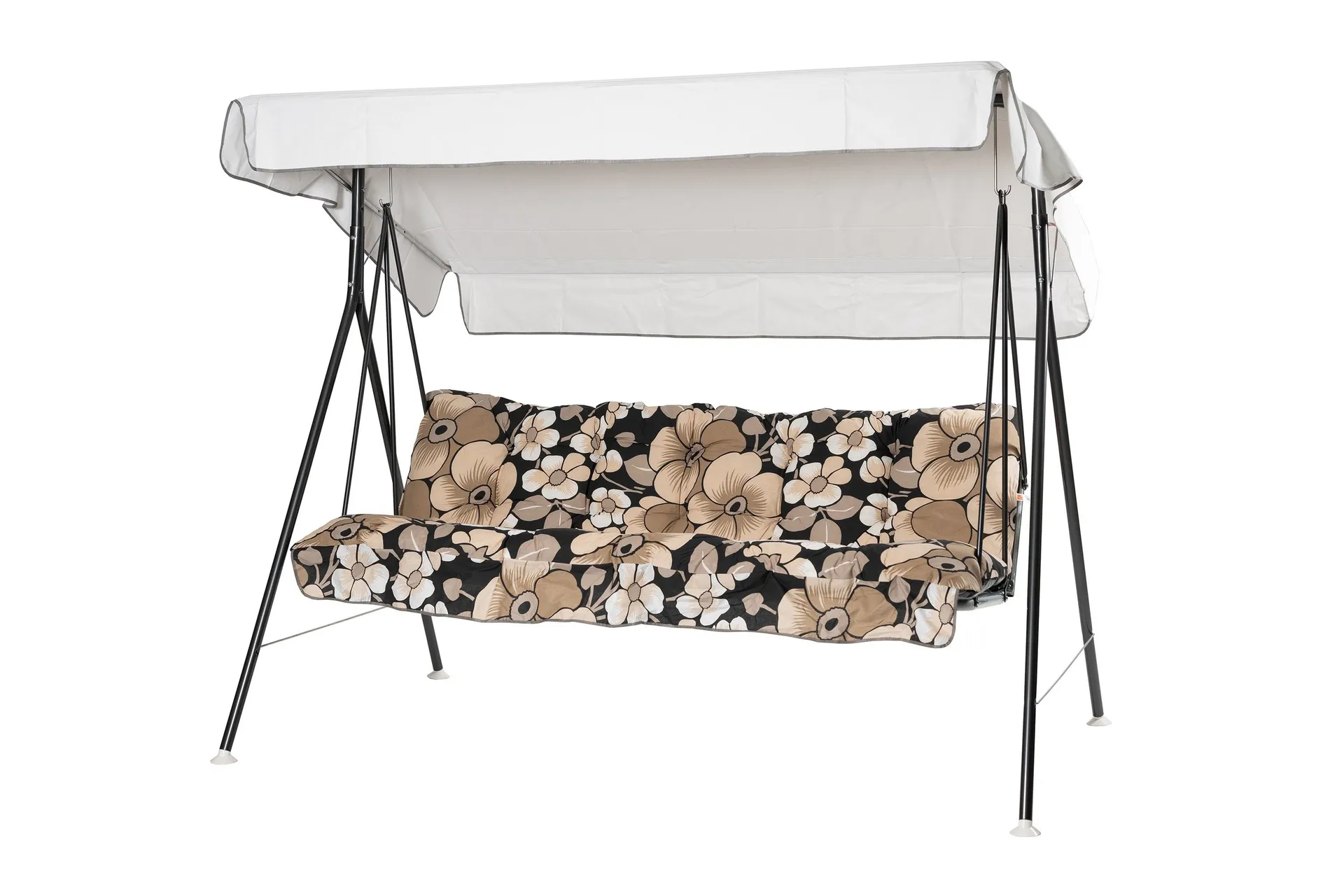 teneriffa komplett hammock 190 cm - grå/blommig