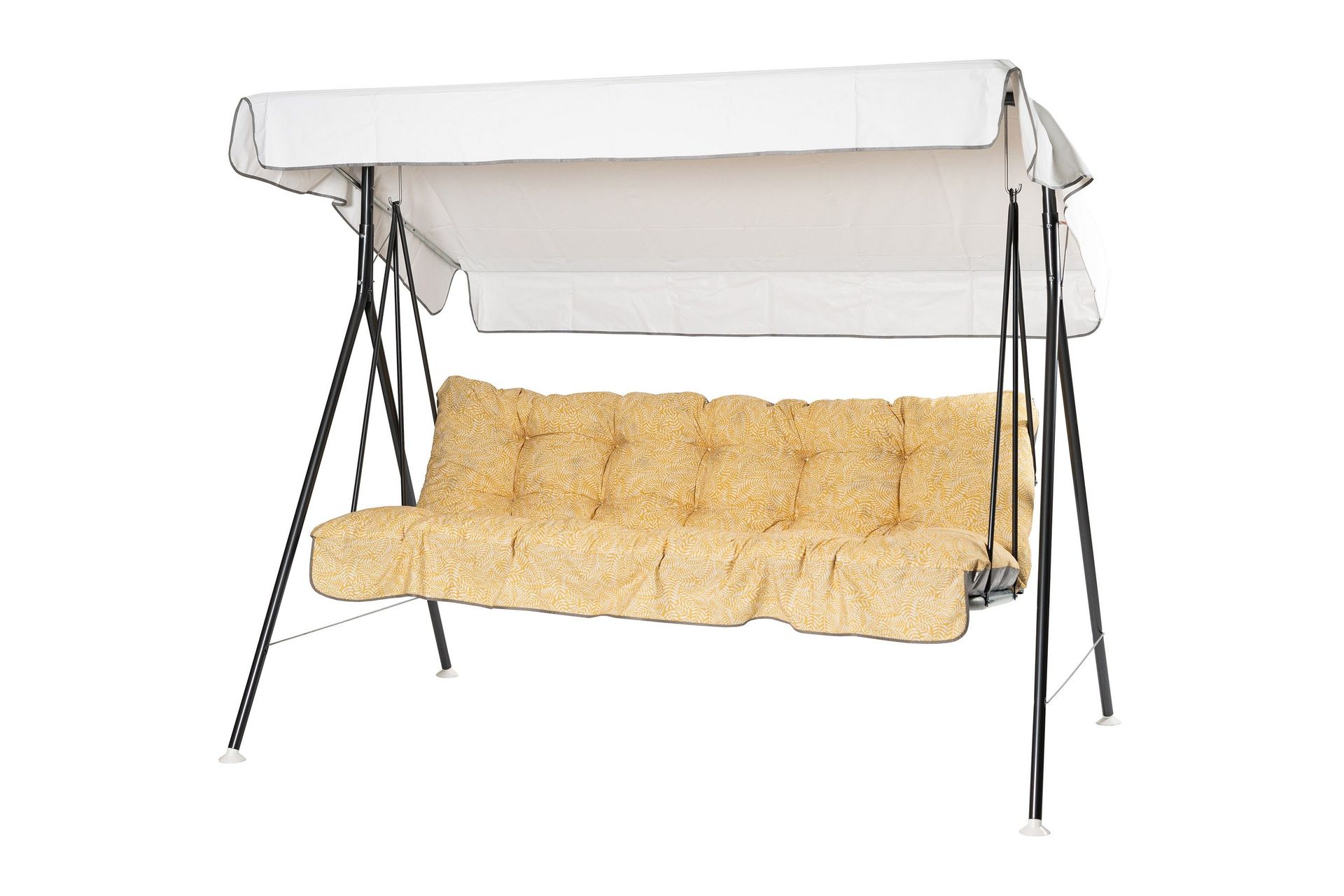 teneriffa komplett hammock 190 cm - grå/gul