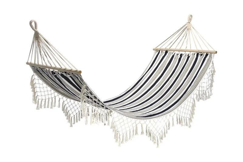 Hängmatta Romance Blårandig, Blå/Vit