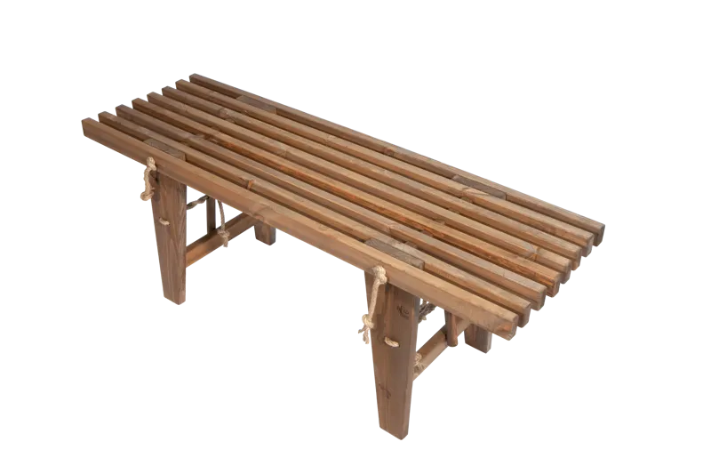 Hillerstorp Ecobench Bänk Utomhus 120 cm Furu Brun Oljad, Furu Brun Oljad