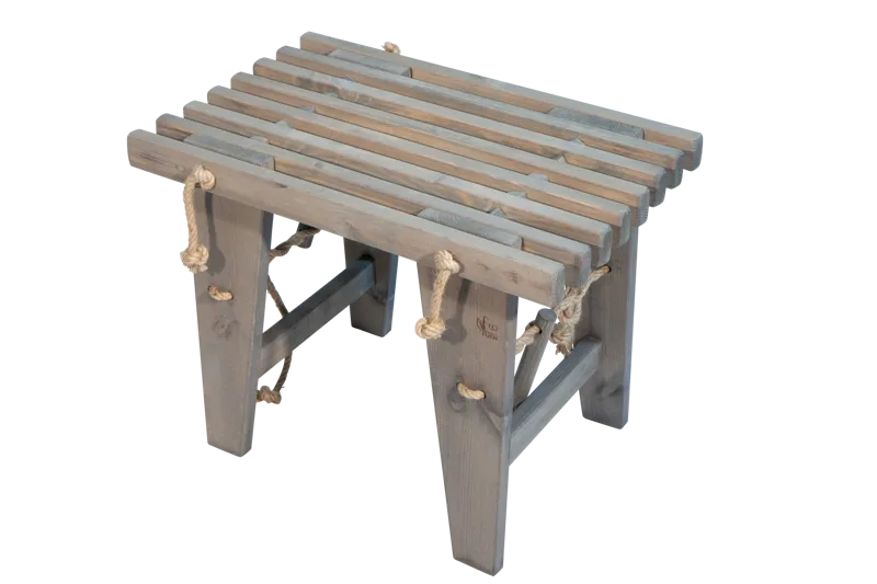 Hillerstorp Ecobench Bänk Utomhus 60 cm Furu Grå Oljad, Furu Grå Oljad