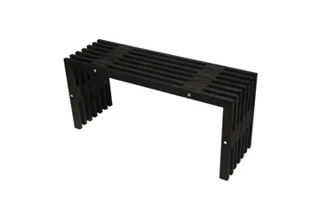 Hillerstorp EcoFurn Bänk Utomhus 100 cm Furu svart oljad