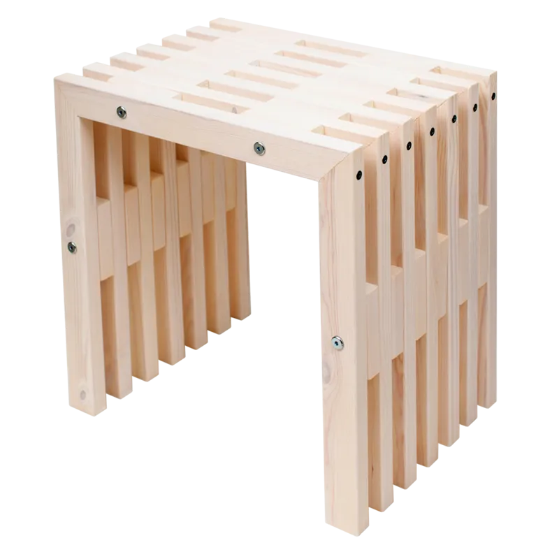 Hillerstorp EcoFurn Bänk Utomhus 45 cm Furu oljad vit, Furu oljad vit