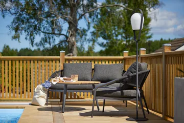 Hillerstorp Ekeryd Utesoffa Antracitgrå - Utemöbler - Utesoffor & bänkar - Loungesoffa
