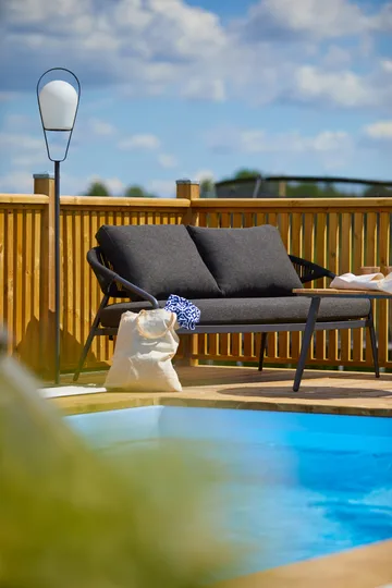 Hillerstorp Ekeryd Utesoffa Antracitgrå - Utemöbler - Utesoffor & bänkar - Loungesoffa