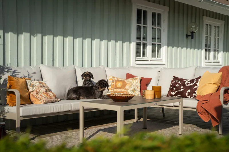 Hillerstorp Hånger Soffa - Sand - Utemöbler - Utesoffor & bänkar - Trädgårdssoffa