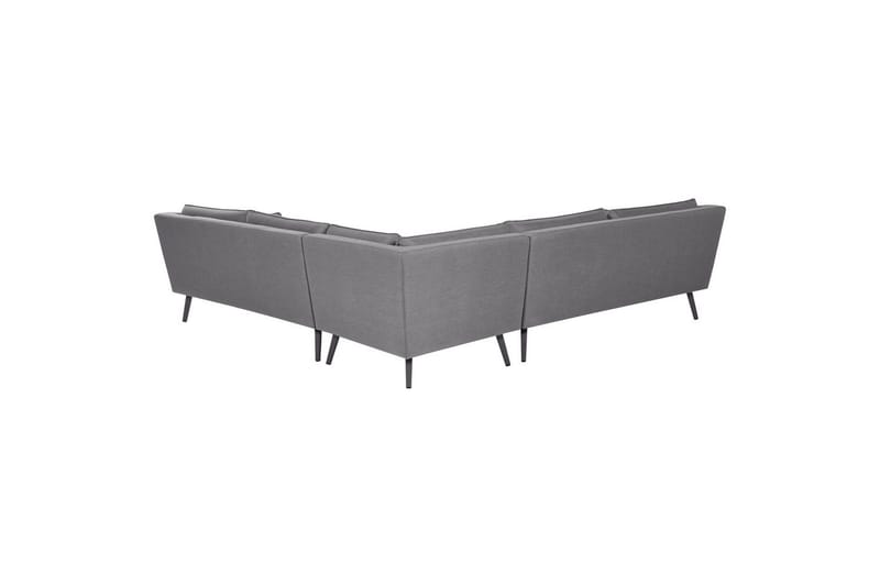 Hörnsoffa Loretello Grå - Grå - Utemöbler - Utesoffor & bänkar - Trädgårdssoffa