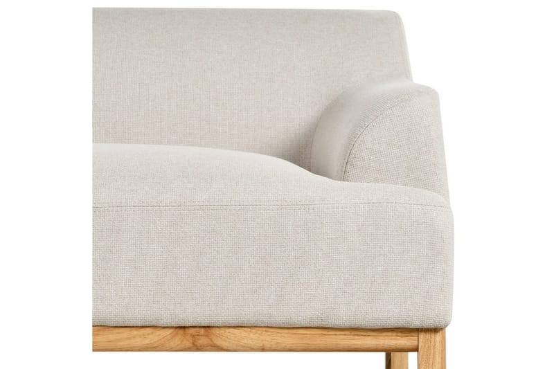 Hörnsoffa Sosjo Beige, ljust trä, Högervänd - Beige, ljust trä, Högervänd - Möbler - Vardagsrum - Soffor - Hörnsoffor