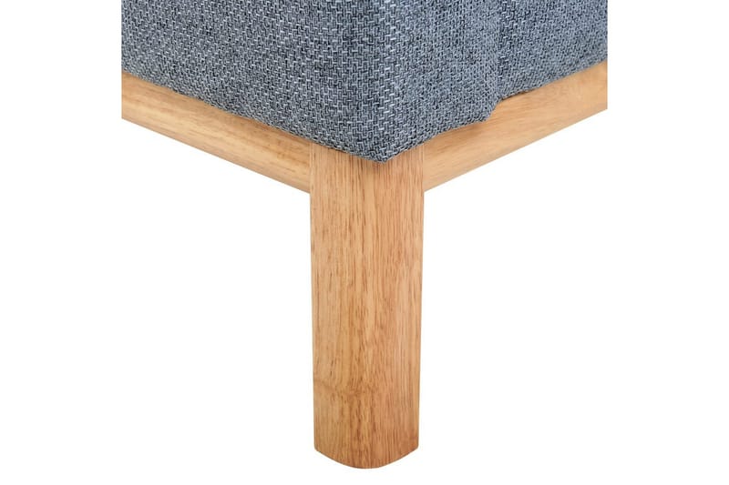 Hörnsoffa Sosjo Blått, ljust trä, Vänstervänd - Blått, ljust trä, Vänstervänd - Utemöbler - Utesoffor & bänkar - Trädgårdssoffa