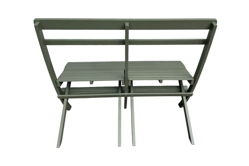 Landet liten soffa utomhus 110x60x89 cm - Träsoffa akacia - Grön - Utemöbler - Utesoffor & bänkar - Trädgårdssoffa