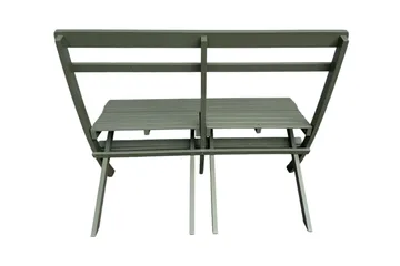 Landet liten soffa utomhus 110x60x89 cm - Träsoffa akacia - Grön - Utemöbler - Utesoffor & bänkar - Trädgårdssoffa