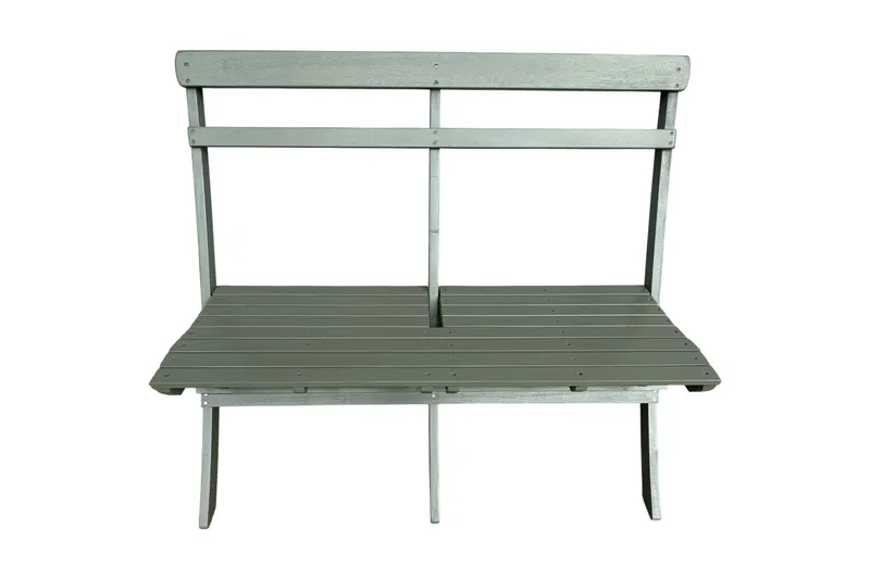 Landet liten soffa utomhus 110x60x89 cm - Träsoffa akacia - Grön - Utemöbler - Utesoffor & bänkar - Trädgårdssoffa