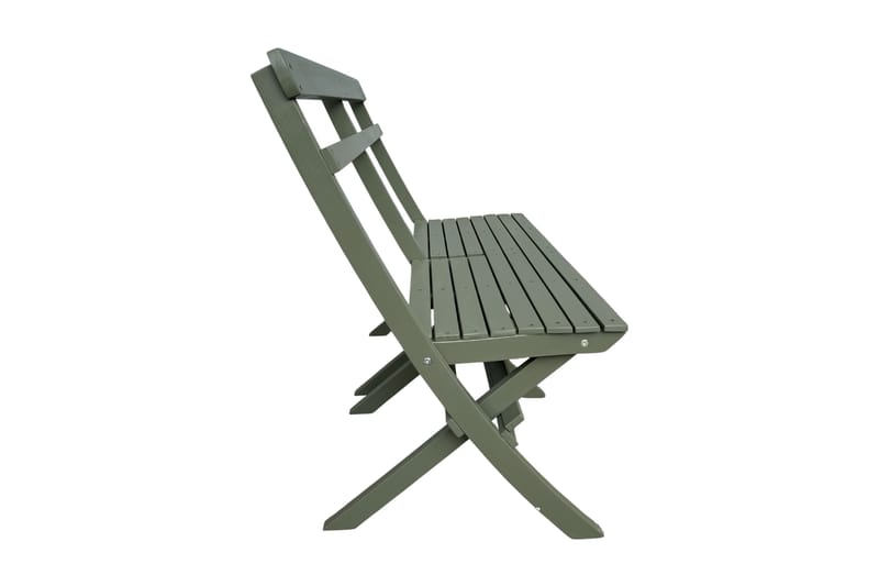 Landet liten soffa utomhus 110x60x89 cm - Träsoffa akacia - Grön - Utemöbler - Utesoffor & bänkar - Trädgårdssoffa