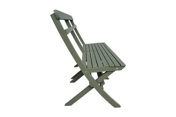Landet liten soffa utomhus 110x60x89 cm - Träsoffa akacia - Grön - Utemöbler - Utesoffor & bänkar - Trädgårdssoffa