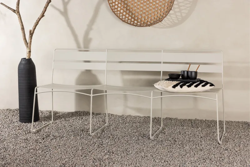 Lina Utesoffa - Beige - Utemöbler - Utesoffor & bänkar - Trädgårdssoffa