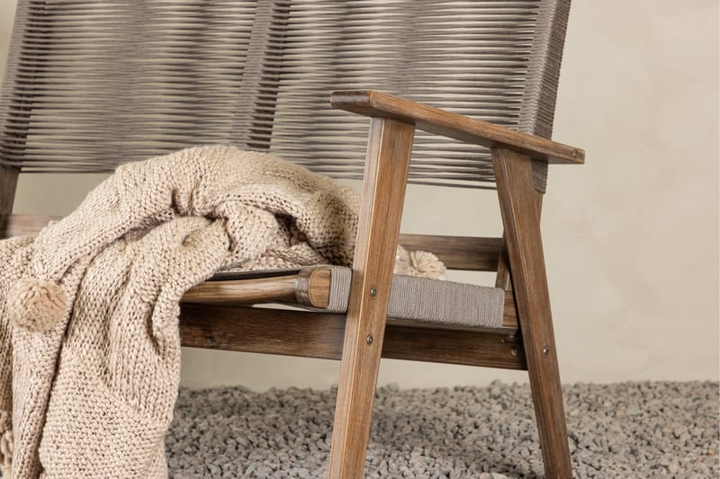 Little John Utesoffa - Brun - Utemöbler - Utesoffor & bänkar - Trädgårdssoffa