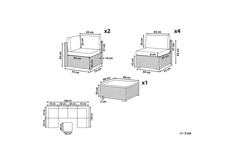 Loungegrupp Belvedere - Utemöbler - Utegrupp - Loungegrupp