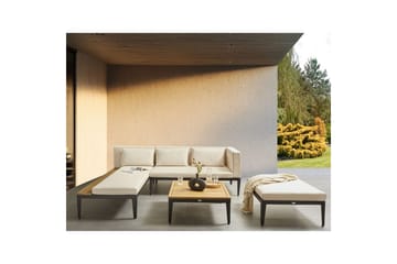 Loungegrupp med fotpall Bracciano 3-Sits - 3-Sits - Utemöbler - Utegrupp - Loungegrupp